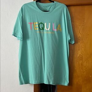 Maurices Aqua Tee with Colorful Graphic
